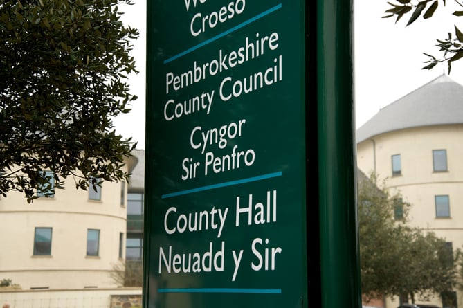 GV of County Hall, Pembrokeshire County Council. PICTURE: Western Telegraph
