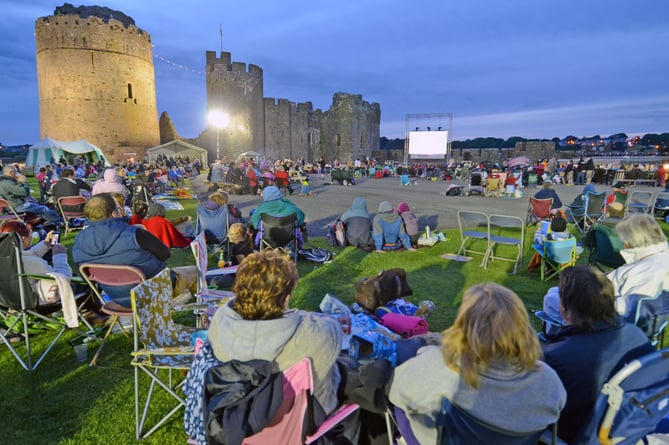 Evening concert at Pembroke Castle
