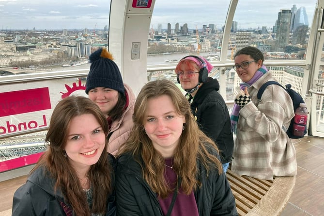 Greenhill pupils in London