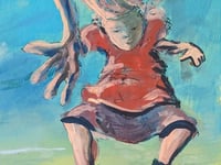 Local artist Non Gallagher, painting as ViBE, to open new exhibition
