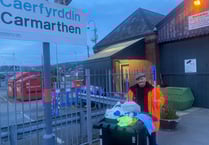 Carmarthen train cleaner Gwyn still going strong at 80