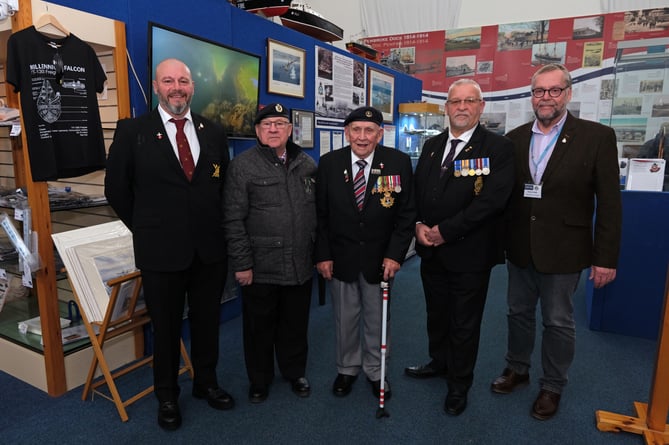 Navy Veteran visitor to Pembroke Dock Heritage Centre