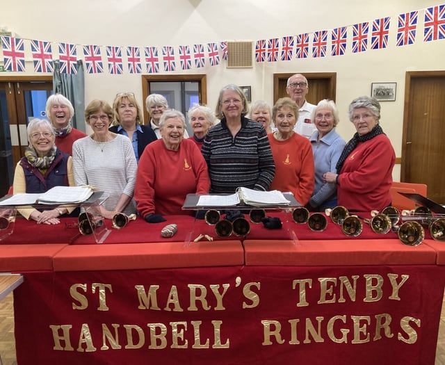 Handbell Ringers to give Tenby lunchtime concert