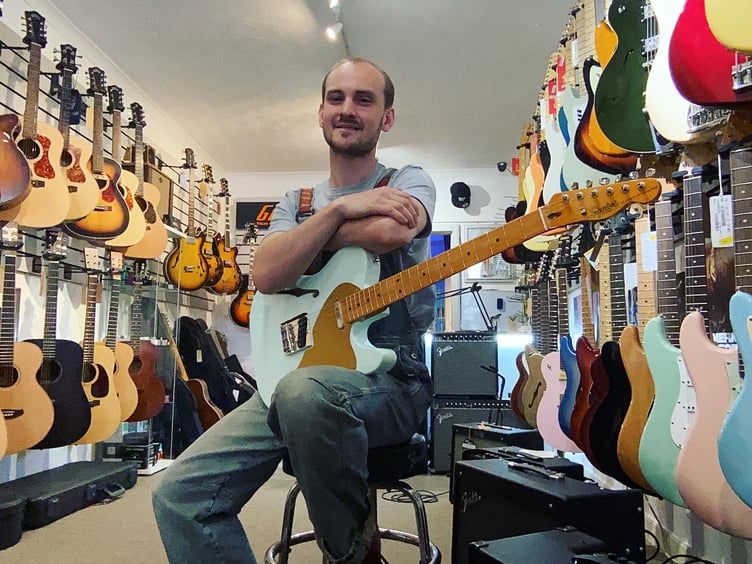 He knows all the chords: George Parfitt, Main Street Music, Pembroke