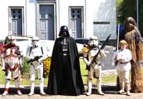 Chewie towers over all at Heritage Centre Falcon Fun Day