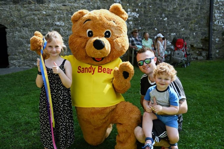 The Sandy Bear Family Fun Day will take place at Carew Castle on Saturday 10 June between 10am and 4pm.