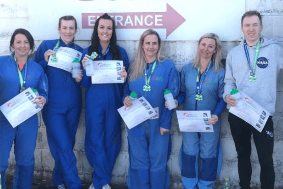 NHS Skydivers at Skydive Swansea