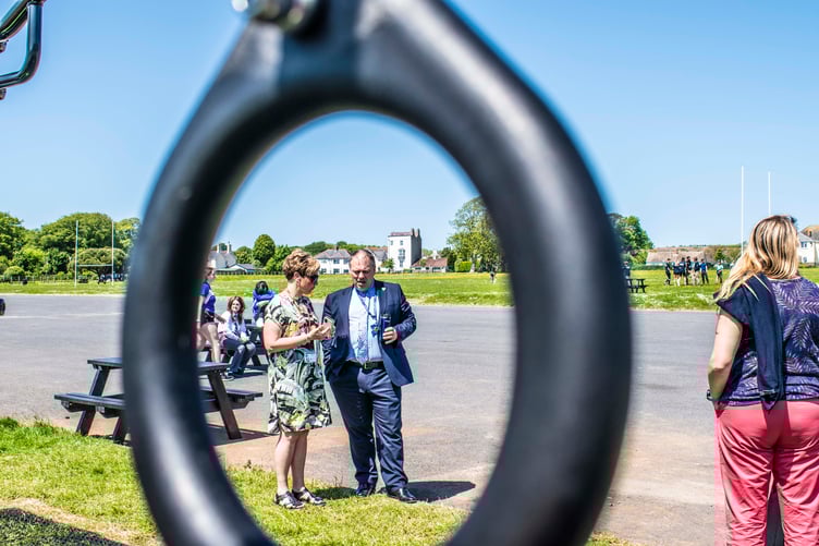 Outdoor Gym launch at Greenhill School Tenby