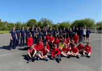Haberdashers’ Monmouth cricketers prove a big hit in Narberth!