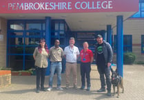 Pembrokeshire College Animal Care department welcomes Dogs 4 Wildlife