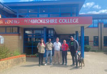 Pembrokeshire College Animal Care department welcomes Dogs 4 Wildlife