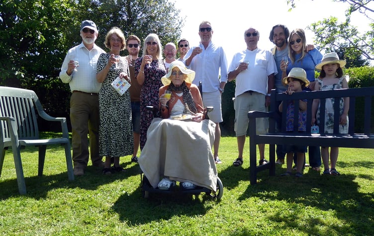 Our picture shows Barbara Cookson, affectionately known as 'Babs', of James Park, Kilgetty, celebrating her 100th Birthday on Friday, June 2, 2023.