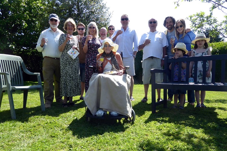 Our picture shows Barbara Cookson, affectionately known as 'Babs', of James Park, Kilgetty, celebrating her 100th Birthday on Friday, June 2, 2023.