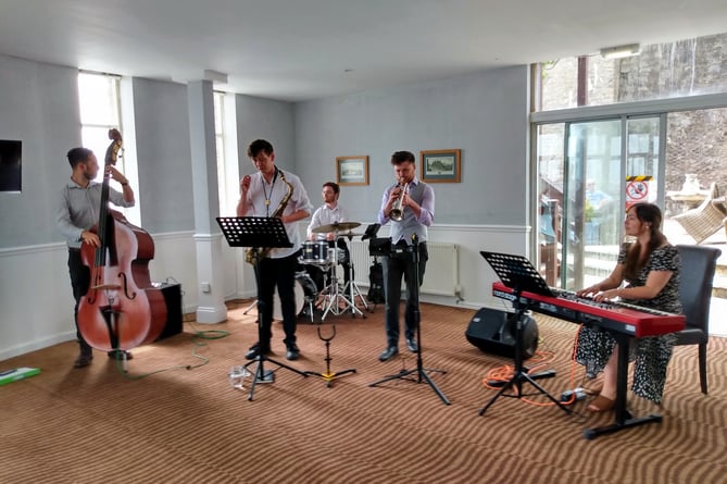 Ewan Haines-Davies Quintet at the Imperial Hotel, Tenby