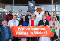 Celebrations outside the Senedd as Wales bans ‘brutal’ wildlife traps