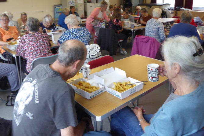 Tenby Friendship Club fish and chip afternoon