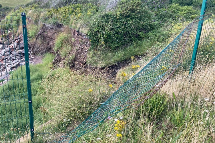 Safety precautions that have been put in place to prevent access to Ward’s Yard have been criminally damaged.