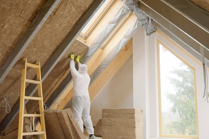 Energy improvements - fitting insulation