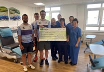 Wow! Fundraising trio raises £27,500 for Withybush chemotherapy unit