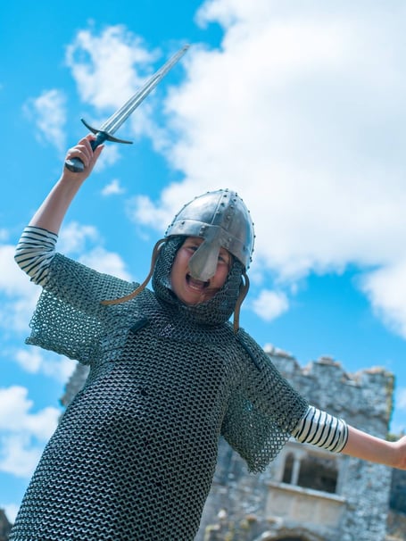 Kids Rule the Castle, Carew Castle