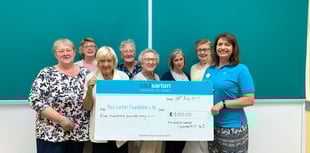 Summerhill WI boost for local hospice at home charity Paul Sartori