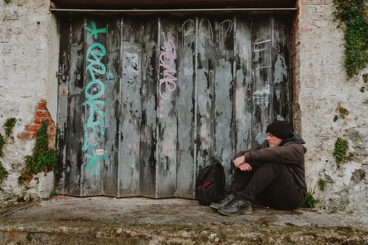 Homeless man