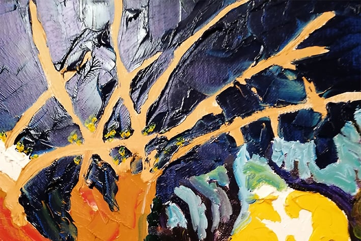 Exarchia Square at night by Liz Tobin