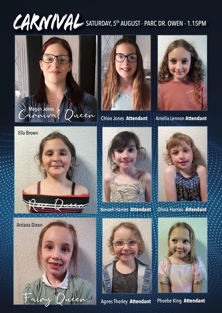 Whitland Carnival Queens 2023