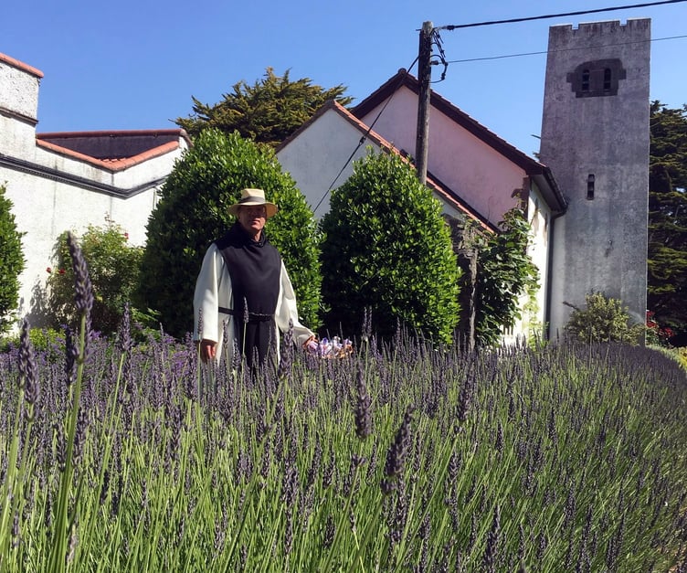 Brother David on Caldey Island