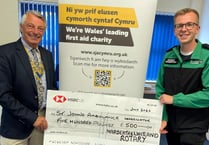 Communities come together to fund defibrillator for local events