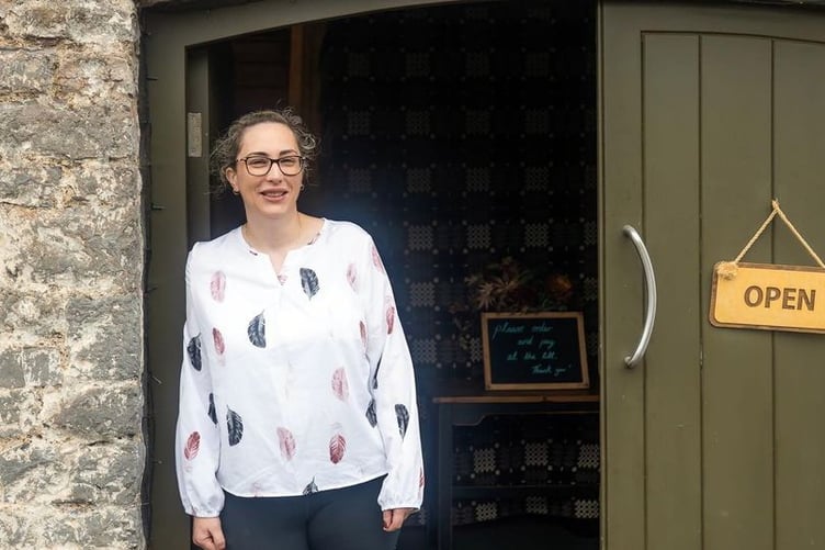 Keri Davies at the Cornstore cafe, Pembroke
