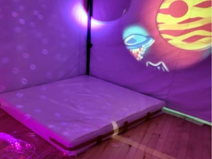 Sensory Tent available to view at Tenby De Valence