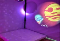 Sensory Tent available to view at Tenby De Valence