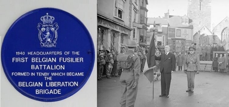 Belgian Forces in Tenby