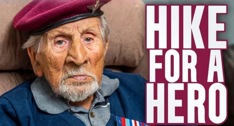 Hike for a Hero - supporting homeless D-Day veteran Alfi
