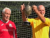 Local football veterans beat Wales