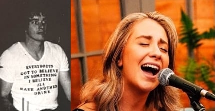 Pictures show a young John Gibbon (pictured when he played with George Melly) and vocalist Lee Nathaniel