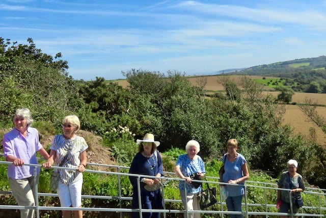 Carew WI intrepids at Great Wedlock Deer Park, Tenby