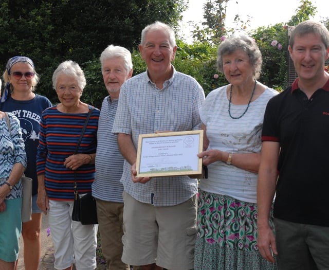 Gold Award for Saundersfoot in Bloom