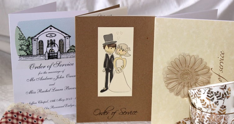 Wedding stationery by Fforrest Print