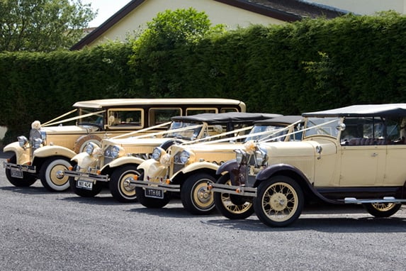 All four JJ McHugh Cars