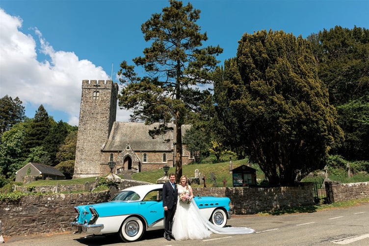 Sam and Steve Wedding at St Issellâs Church