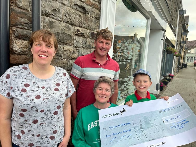 Catherine Walker (Secretary), Tim, Julianna,and James Walker