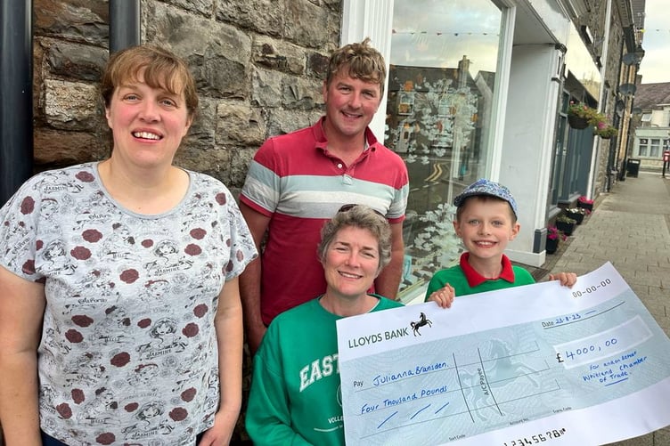 Catherine Walker (Secretary), Tim, Julianna,and James Walker