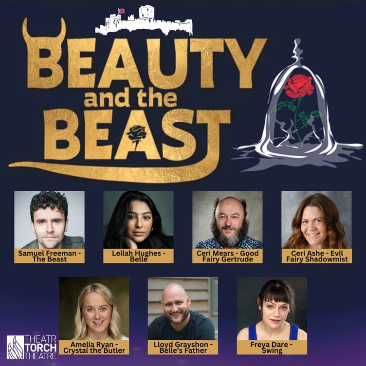 The cast of Beauty and the beast