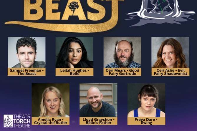 The cast of Beauty and the beast