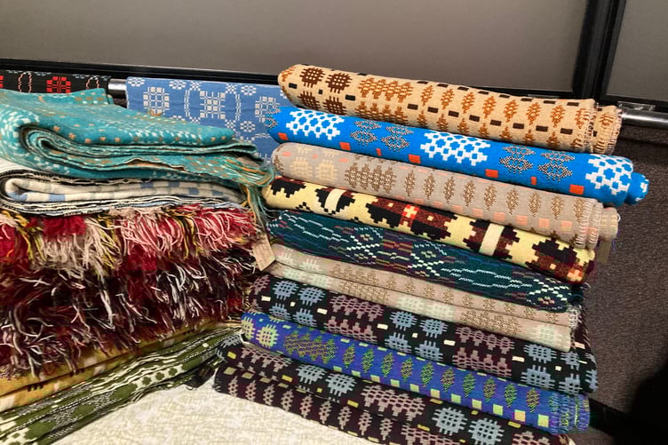 Welsh woollens at National Botanic Garden Antiques Fair