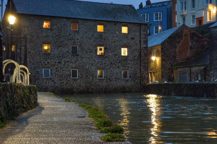 High tide at Tenby