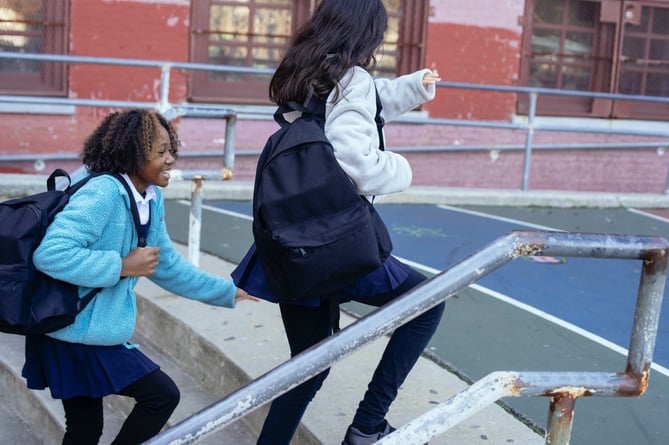 Photo by Mary Taylor: https://www.pexels.com/photo/cheerful-girl-hurrying-to-school-5896923/