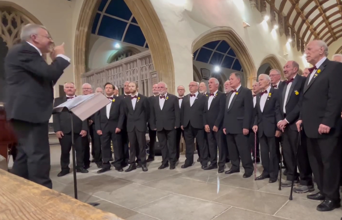 Tenby Male Choir in concert at St Mary’s Church, Tenby